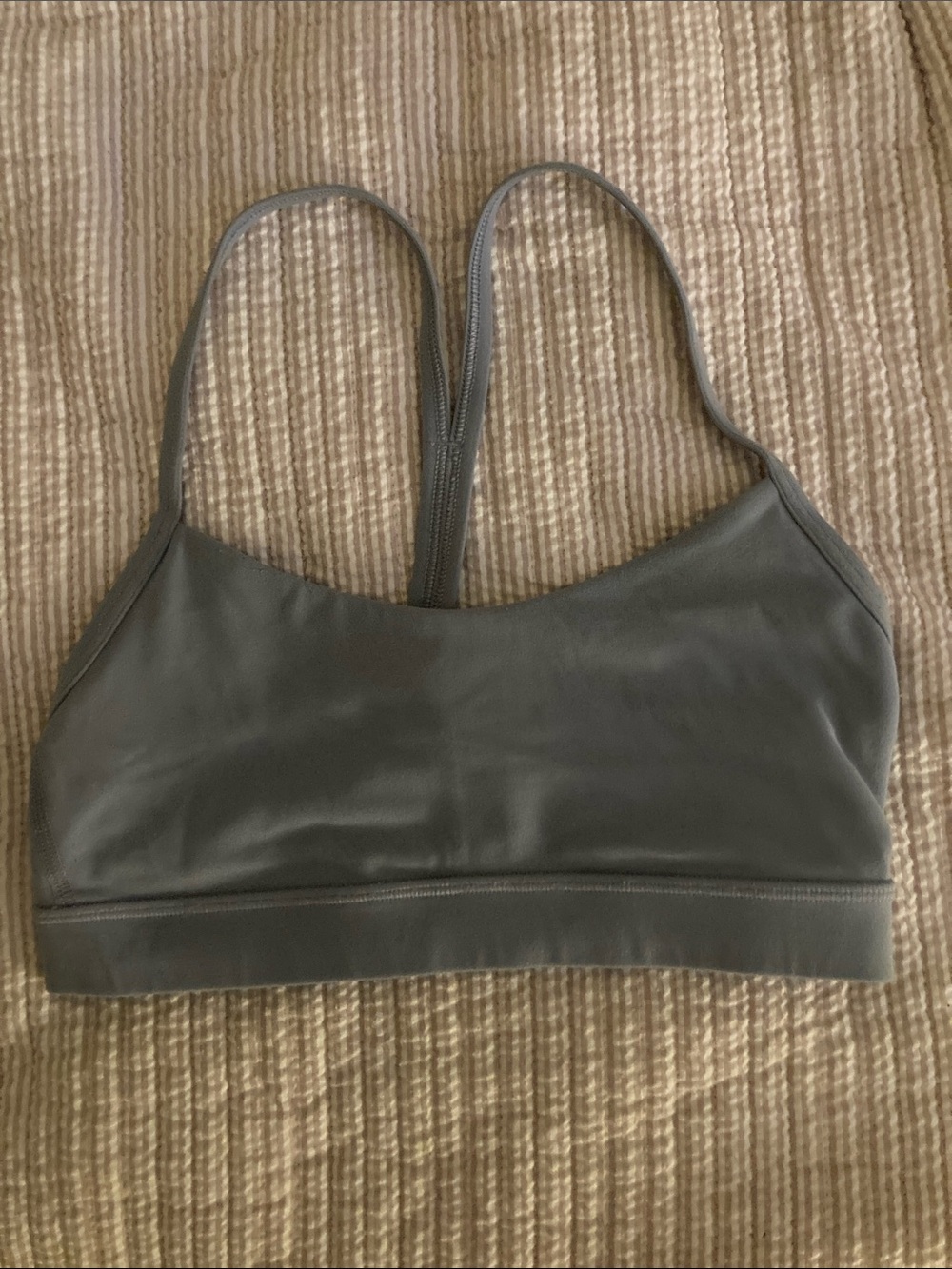 Lululemon dusty blue sports bra
